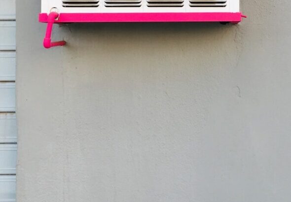 a vent on a wall